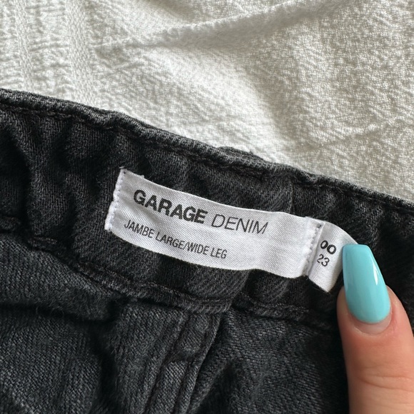 garage black wide leg jeans - Picture 5 of 5